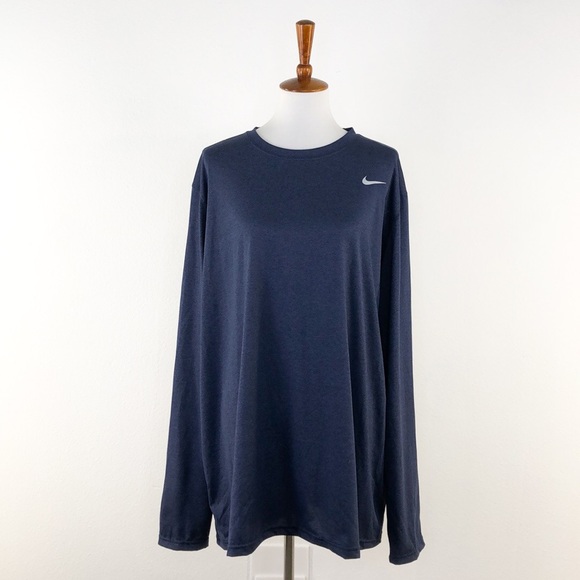 Nike Other - Nike Dark Blue Long Sleeve Tee, 2XL-T